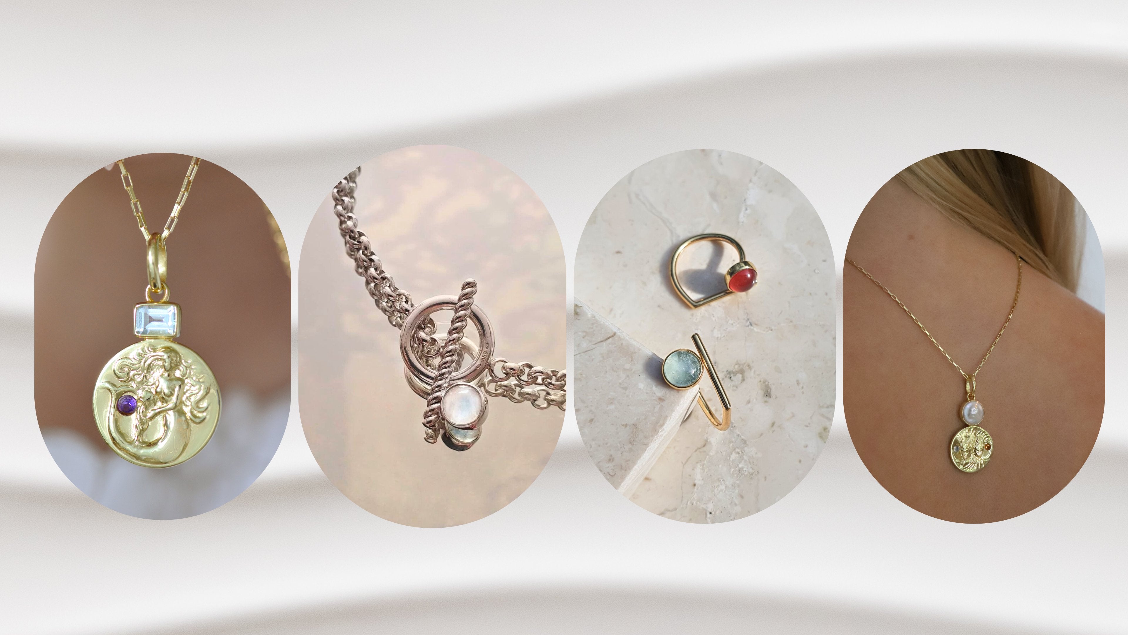 Handmade gemstone jewelry sterling silver