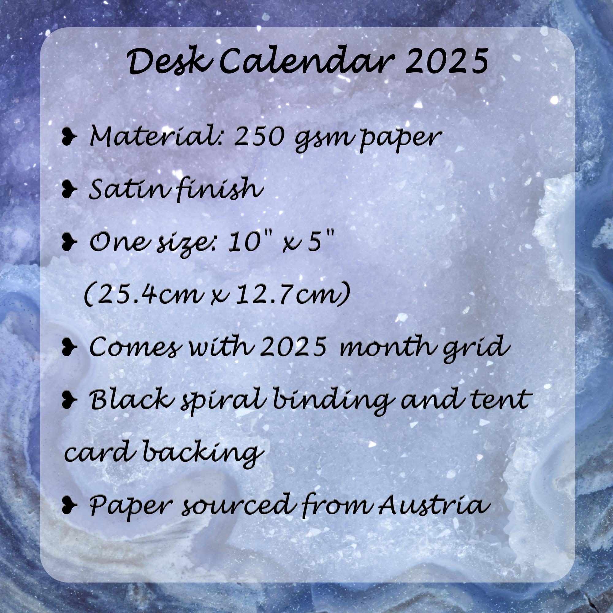 Large Zodiac Wall Calendar 2025