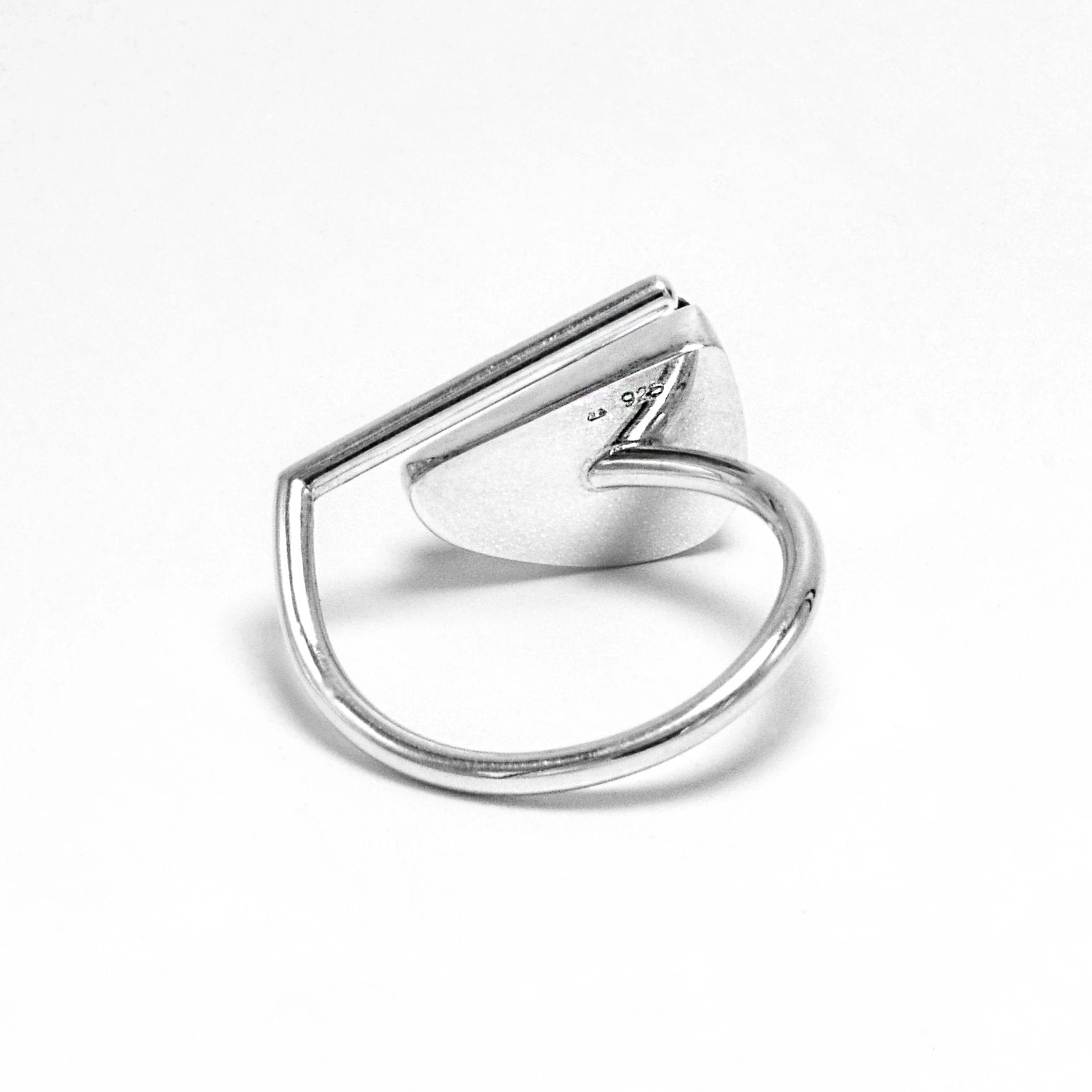 Open Raw Moldavite Ring