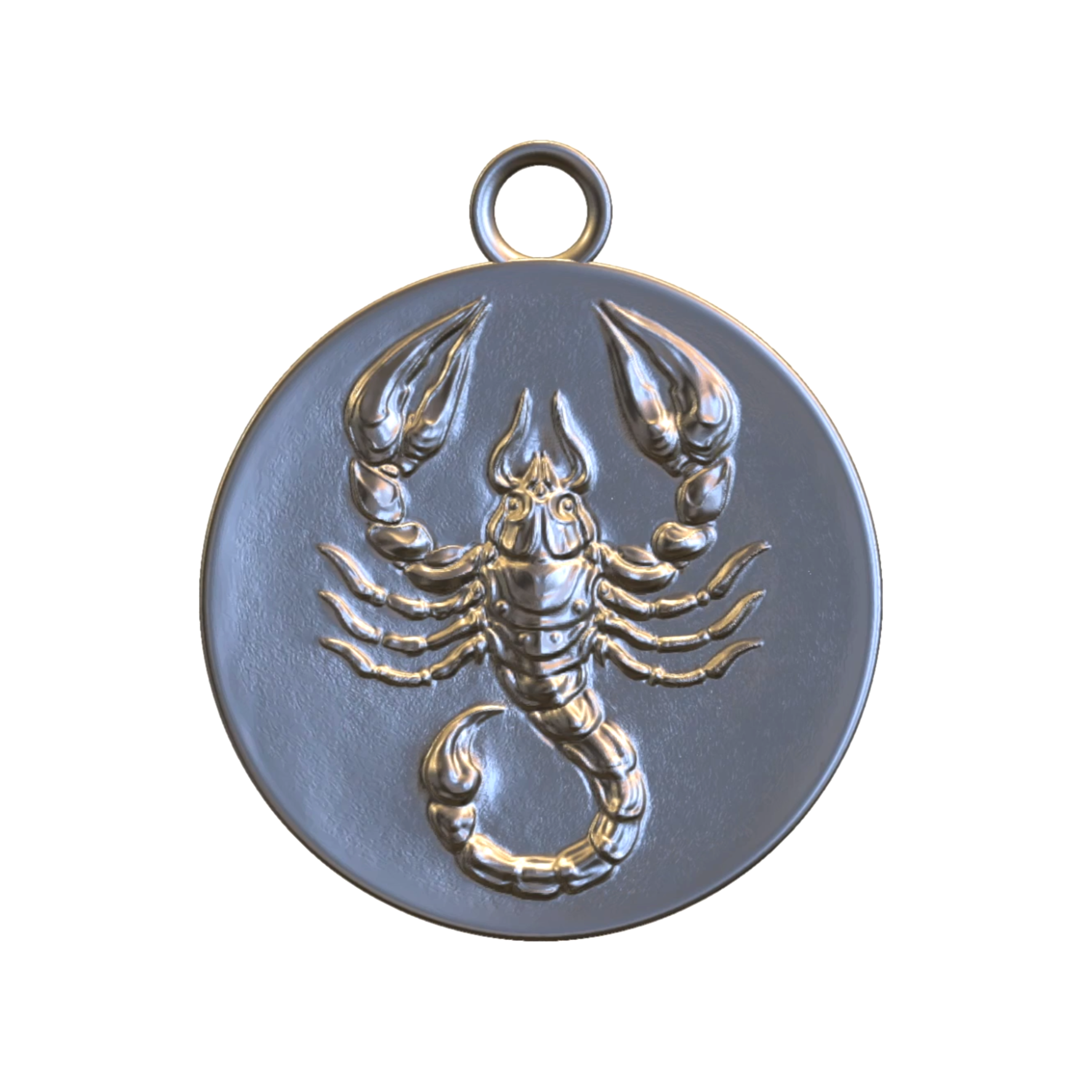 scorpio pendant // Silver
