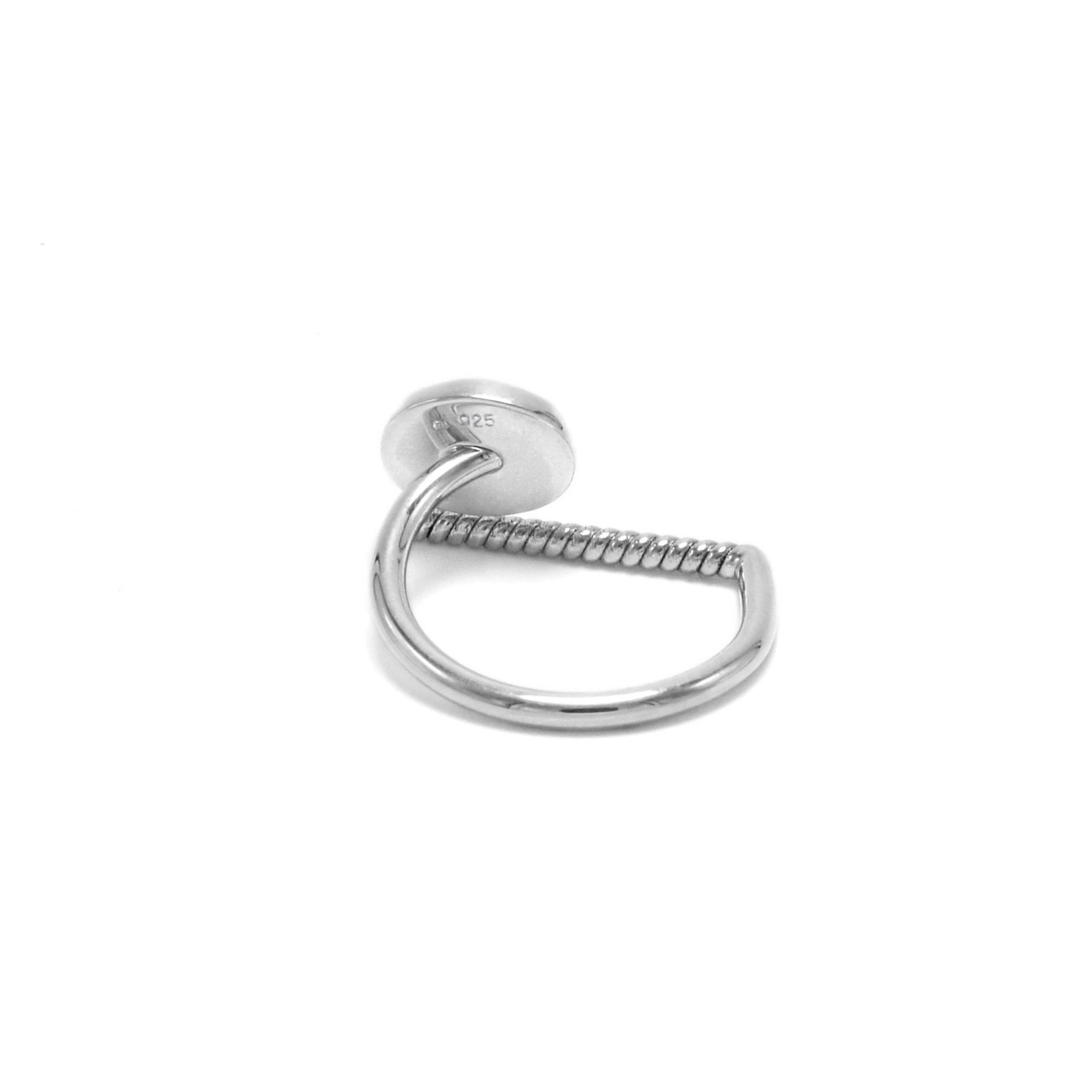 Adjustable Mother of Pearl Ring