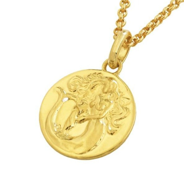 aquarius pendant // Gold
