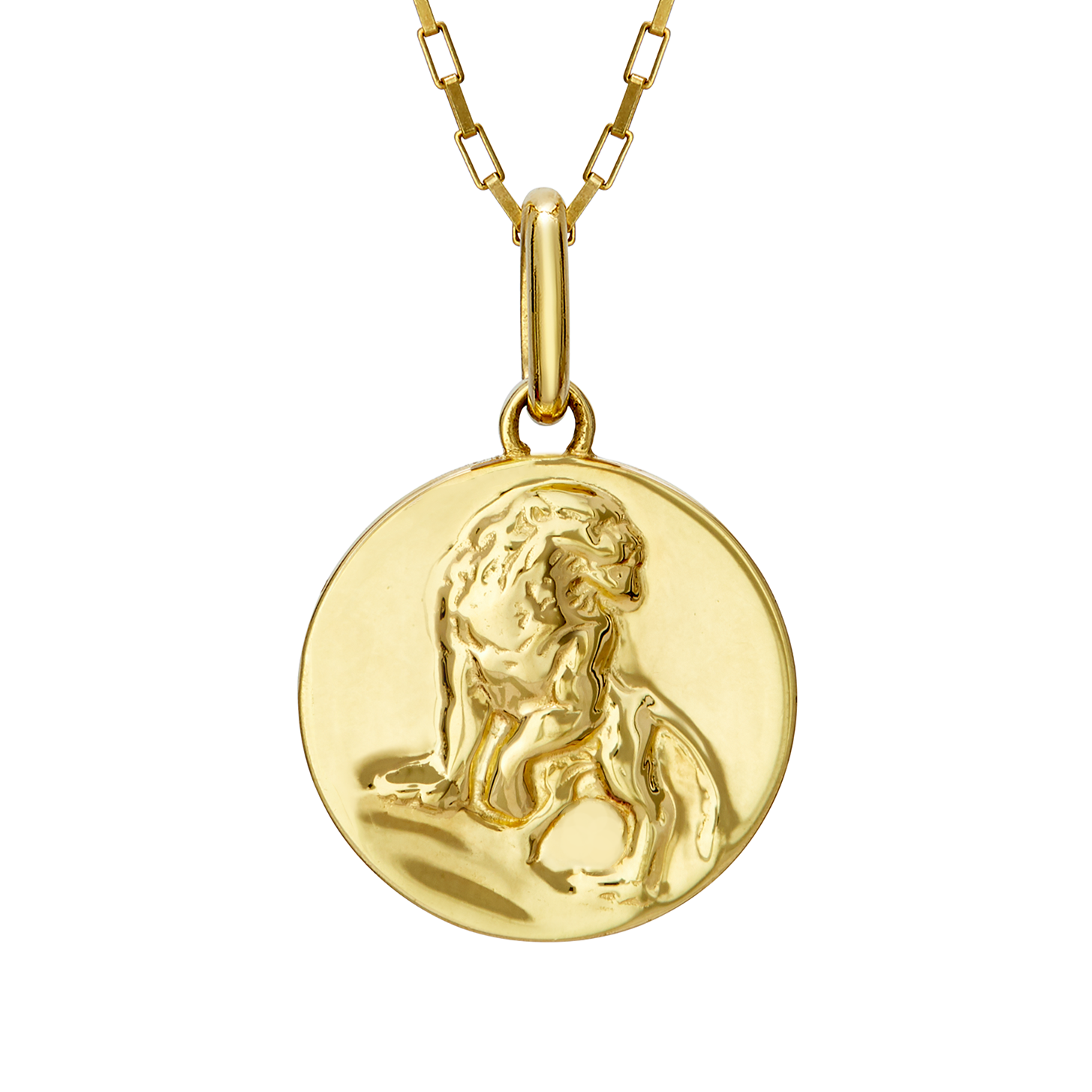 Gold Vermeil Leo Pendant Necklace