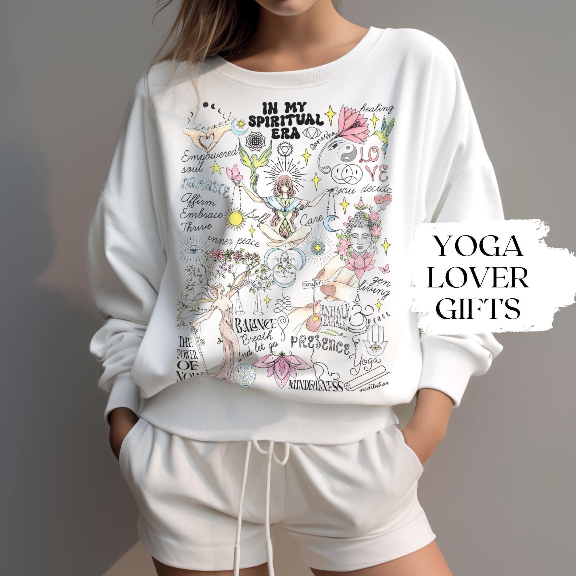 Yoga Spiritual Sweatshirt for Meditation