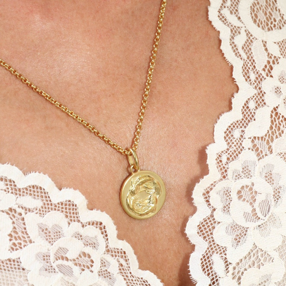 pisces pendant necklace // Gold