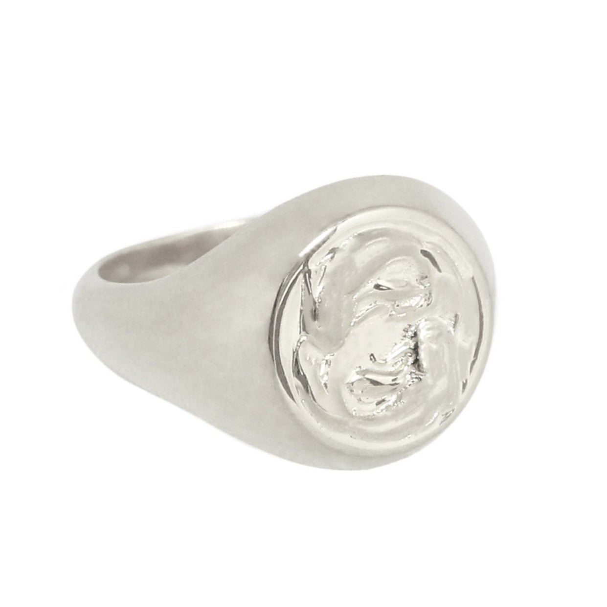 Pisces signet ring // Silver