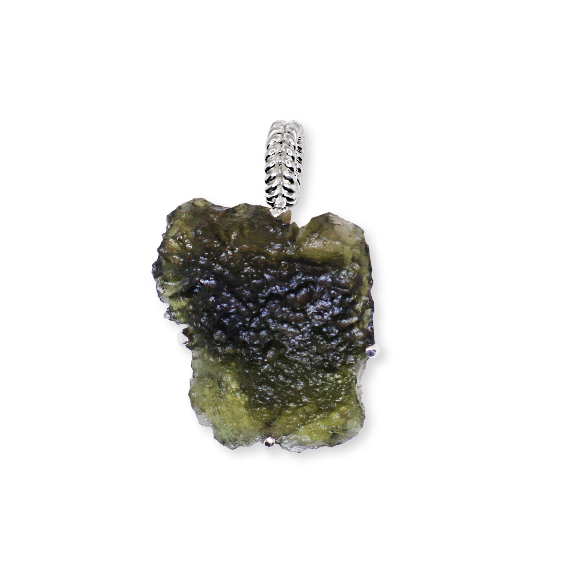 Large Moldavite pendant 10 gr