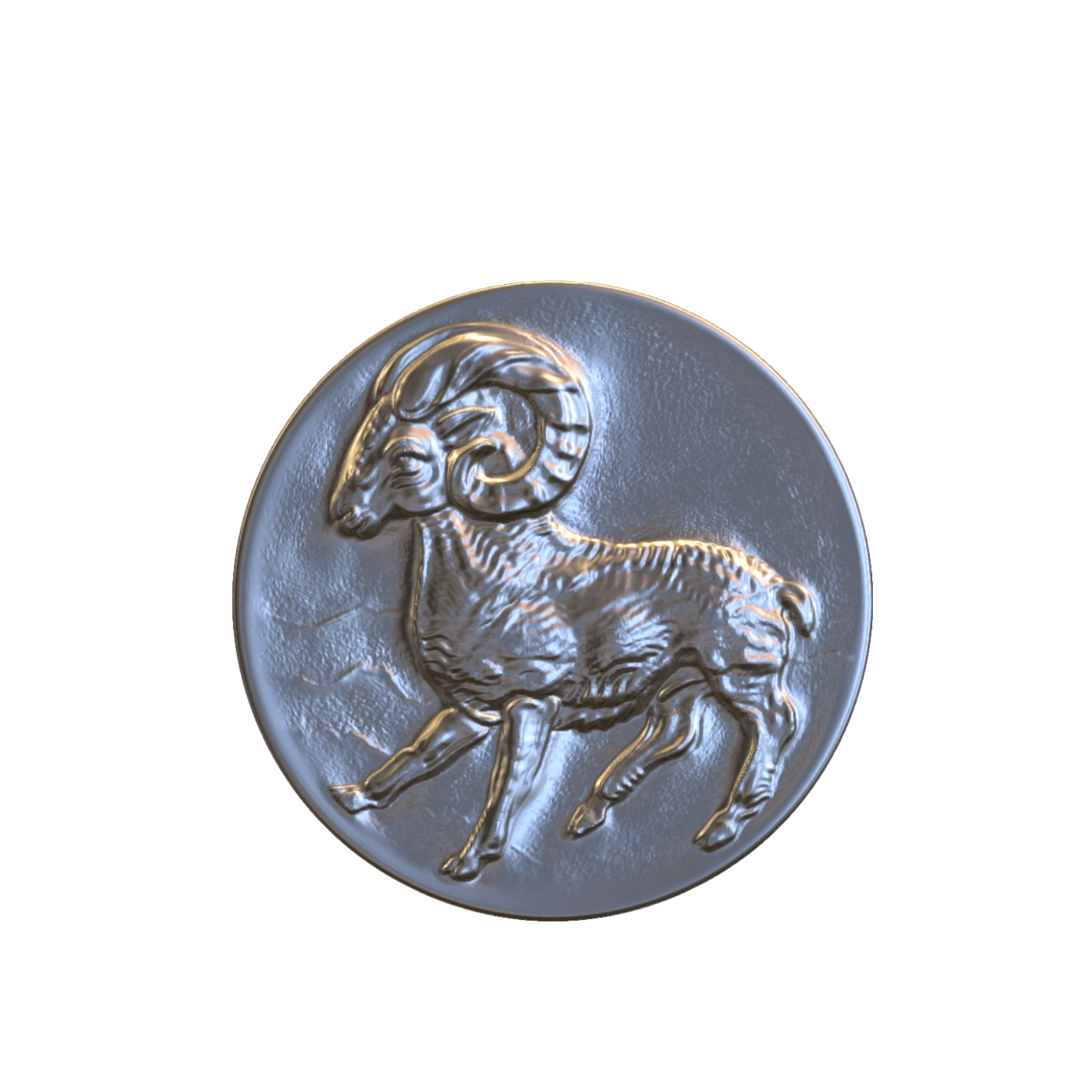 Aries illustration // Silver