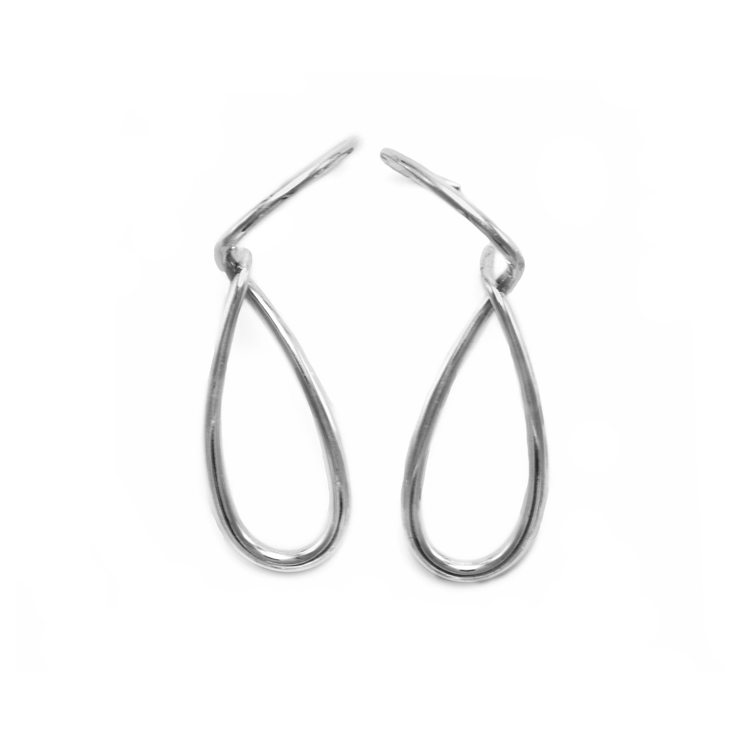 Sterling Silver statement Earrings // Silver