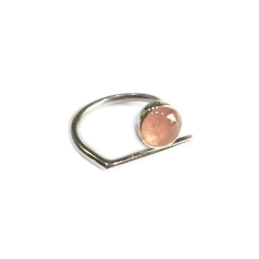 Pink Tourmaline ring // Silver