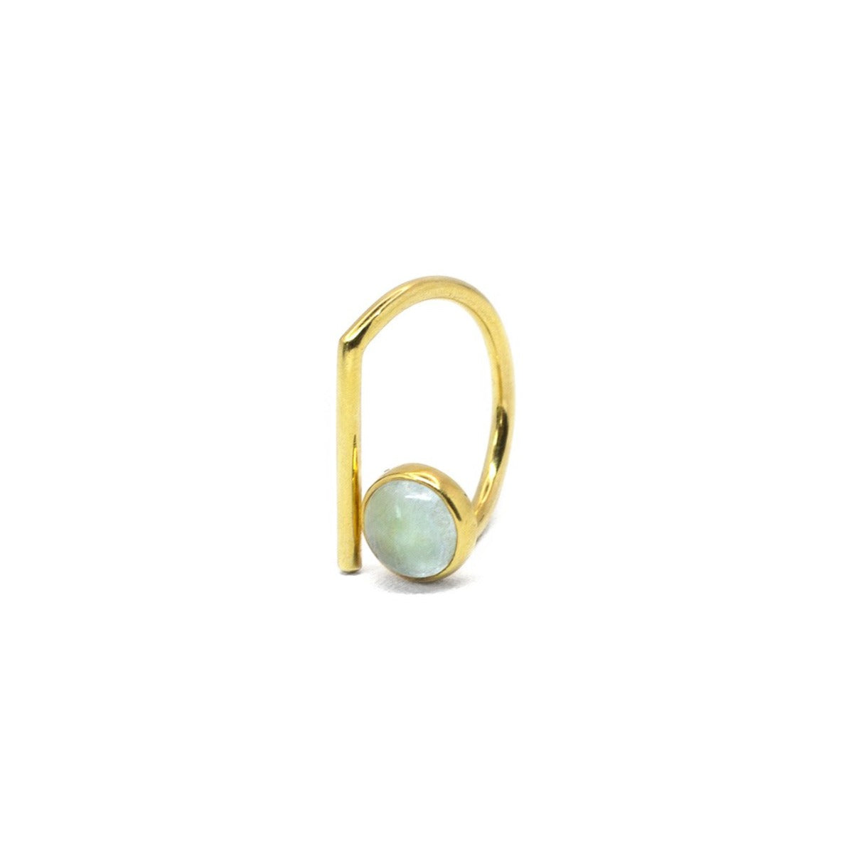 Aquamarine ring // Gold