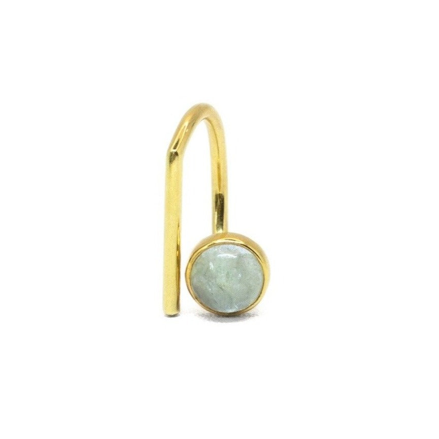 Aquamarine ring // Gold