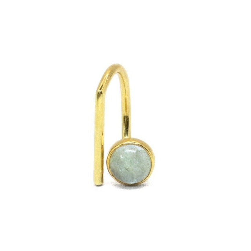 Aquamarine ring // Gold