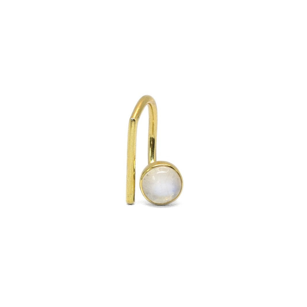 Moonstone ring // Gold