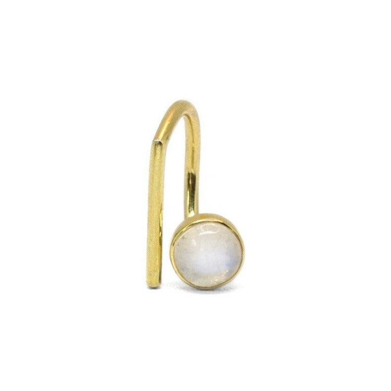 Moonstone ring // Gold