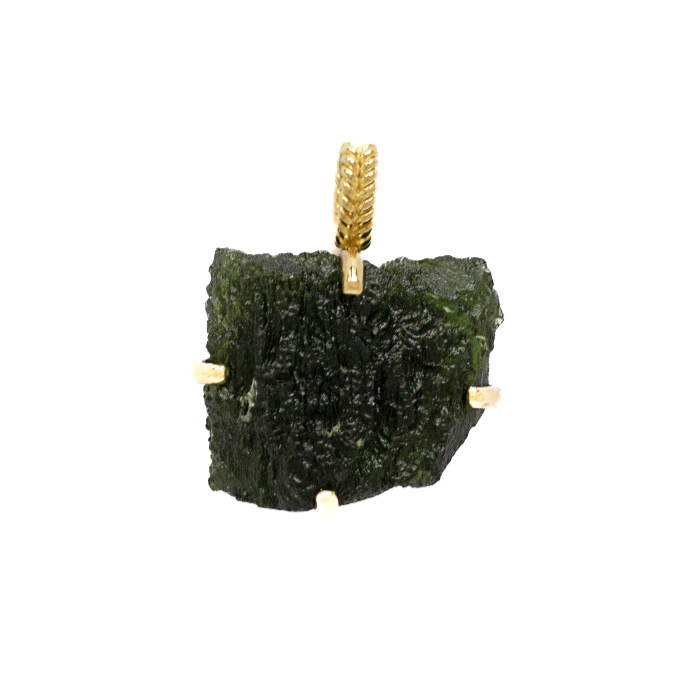 No Reserve, 27ct Amazing Moldavite - AAA Grade, Necklace/Pendant- 5.4 g -  Catawiki