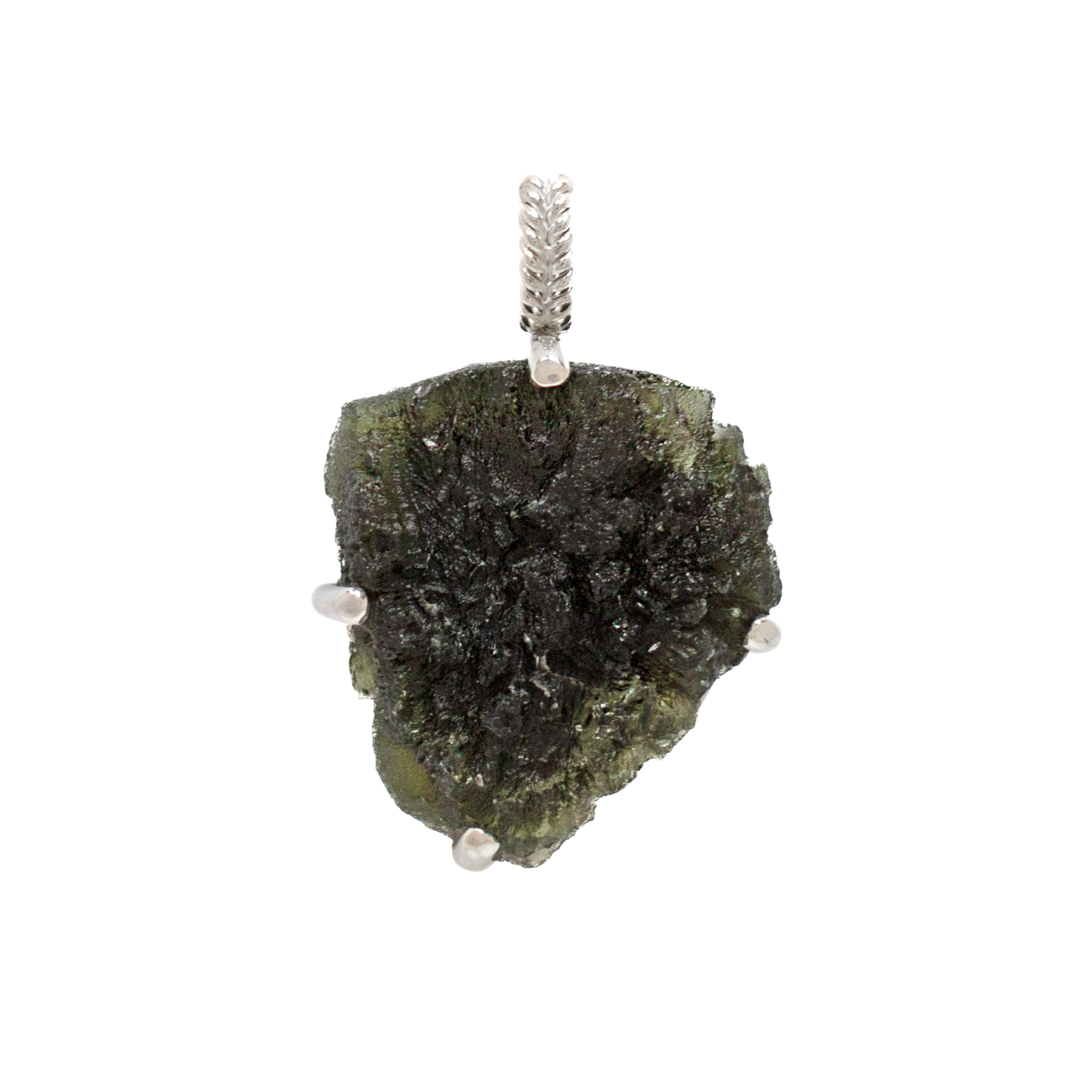 Certified Moldavite Pendant