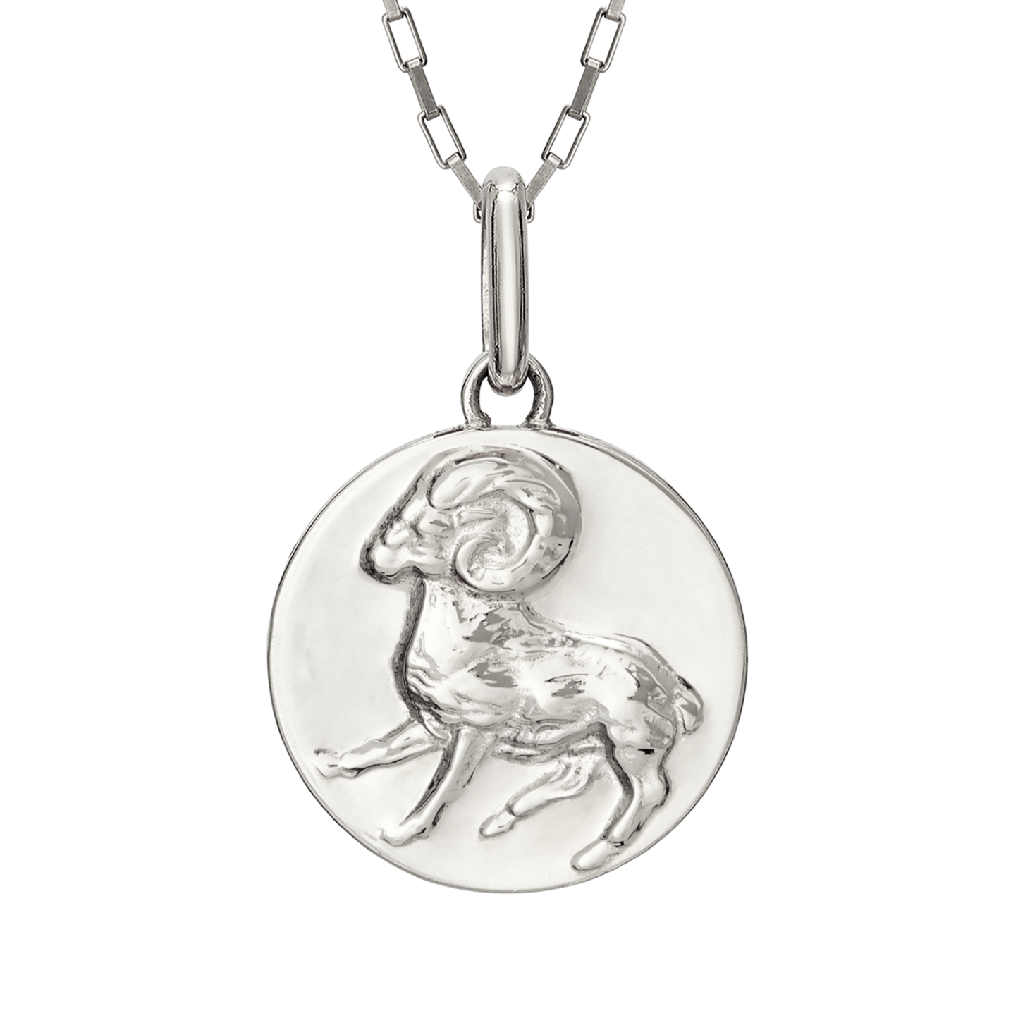 ram necklace aries // silver