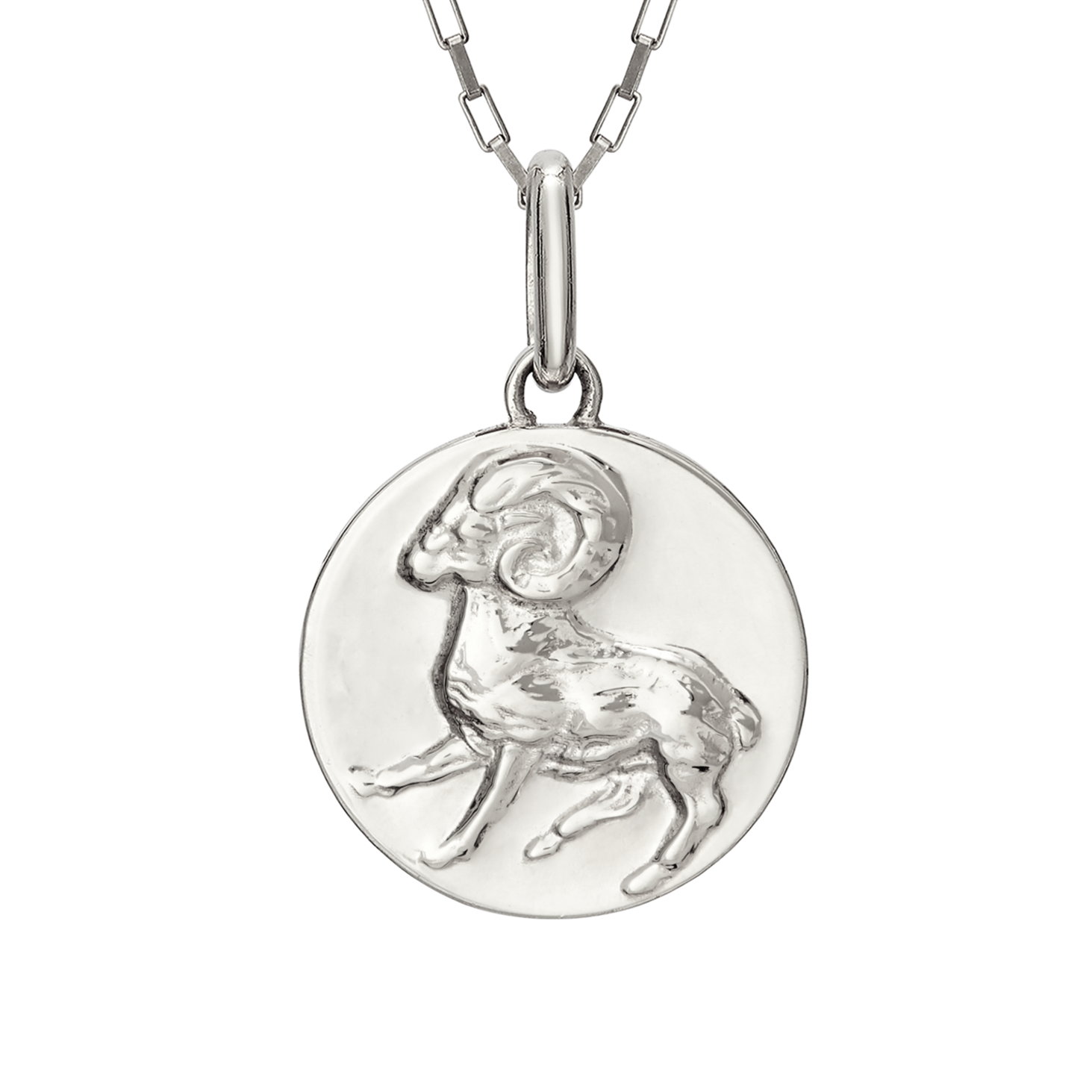 ram necklace aries // silver