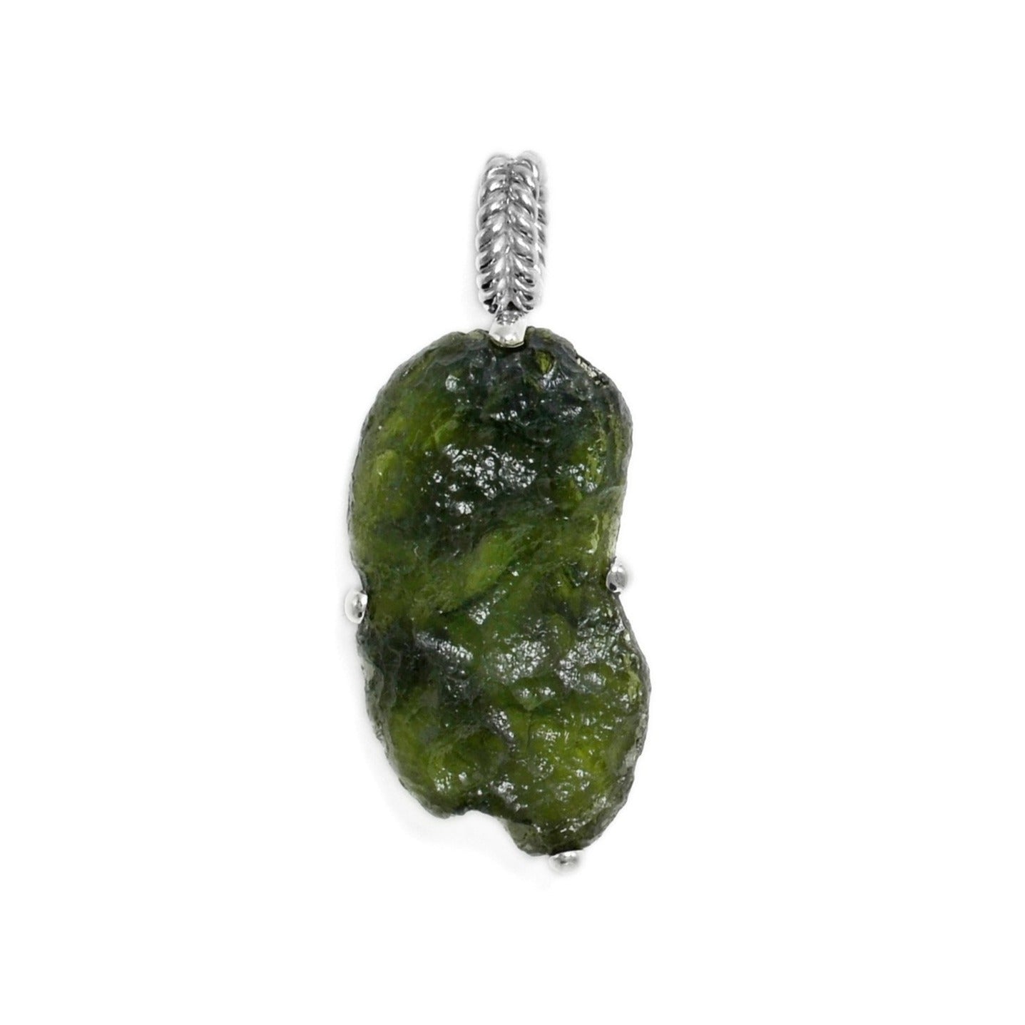 large moldavite pendant
