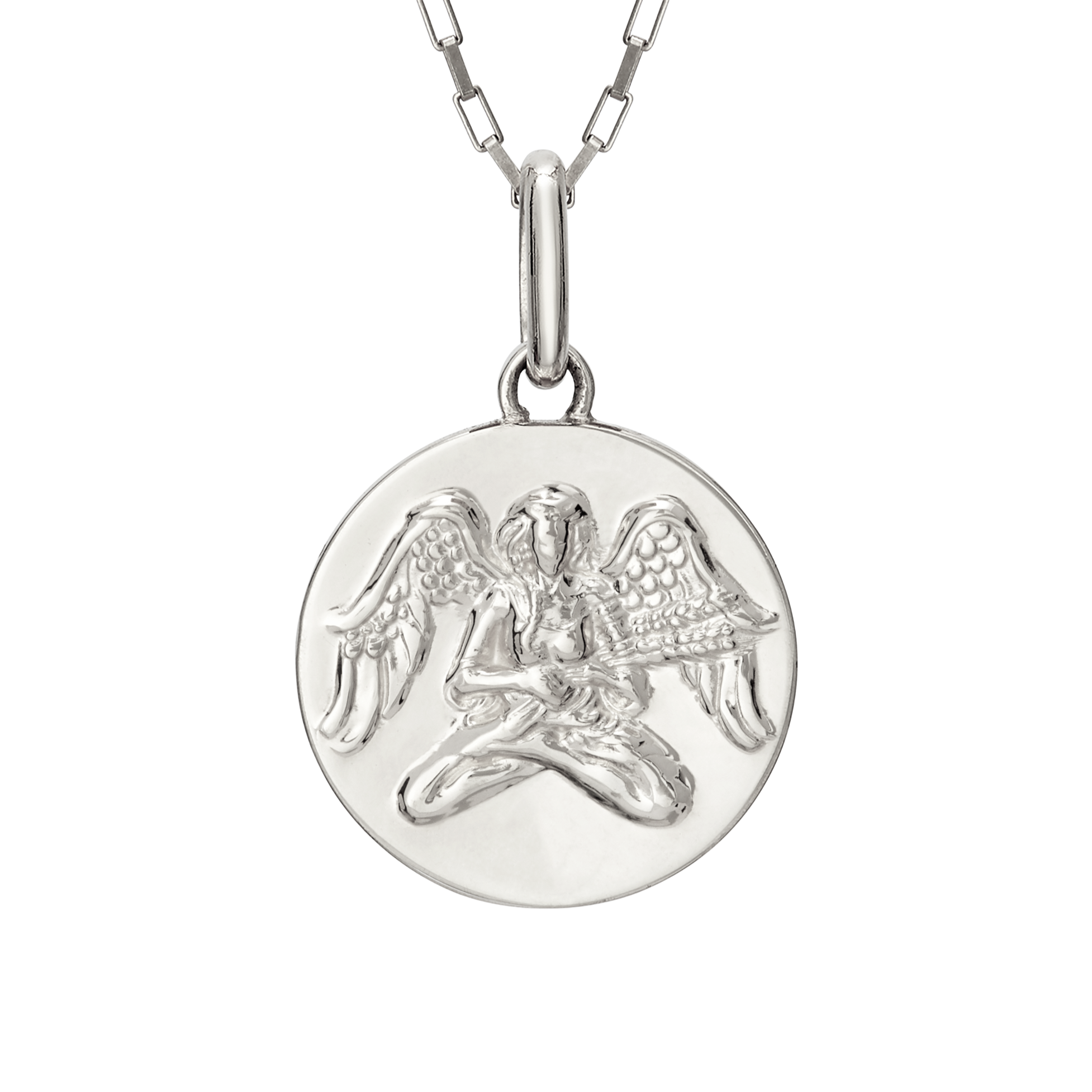 virgo zodiac necklace maiden // silver