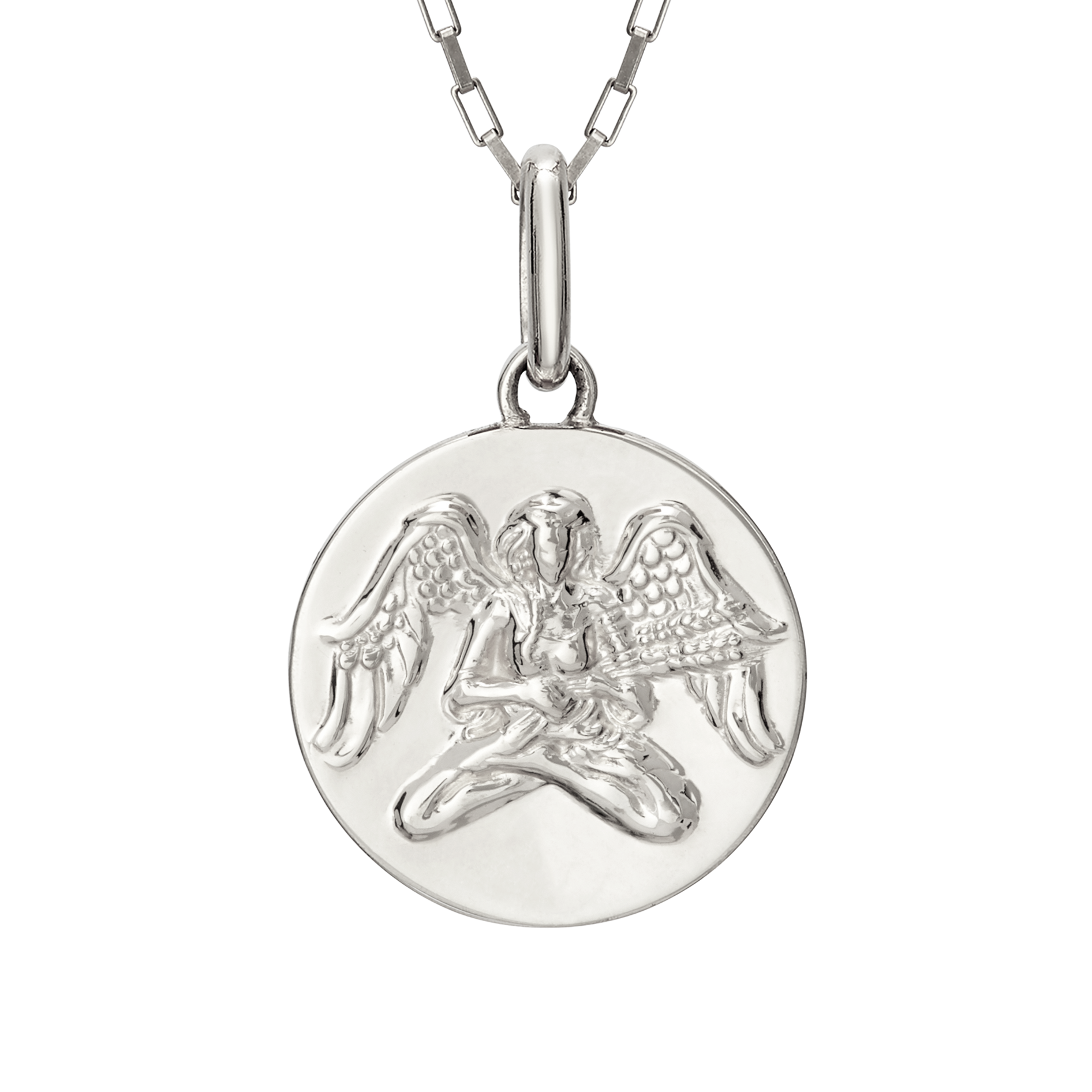 virgo zodiac necklace maiden // silver